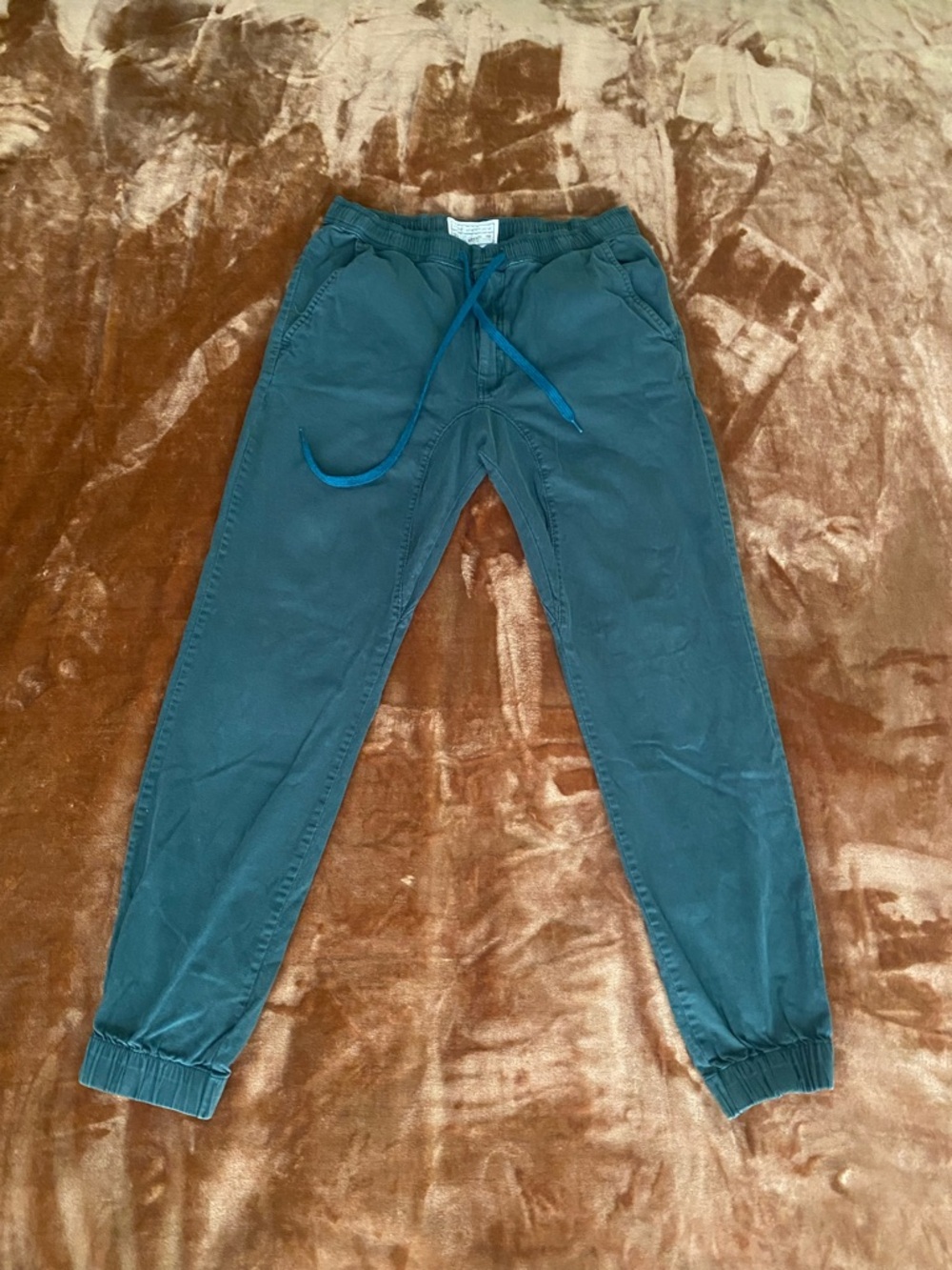 Alexander Julian Green Drawstring Waist Pants